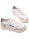 Medalist Suede Green Tab Low Top Sneakers White Beige - AUTRY - BALAAN 6