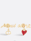 Dioramour Je Vous Adore Earrings Gold Finish - DIOR - BALAAN 1