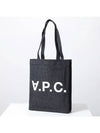 Laure logo denim tote bag blue - A.P.C. - BALAAN 2