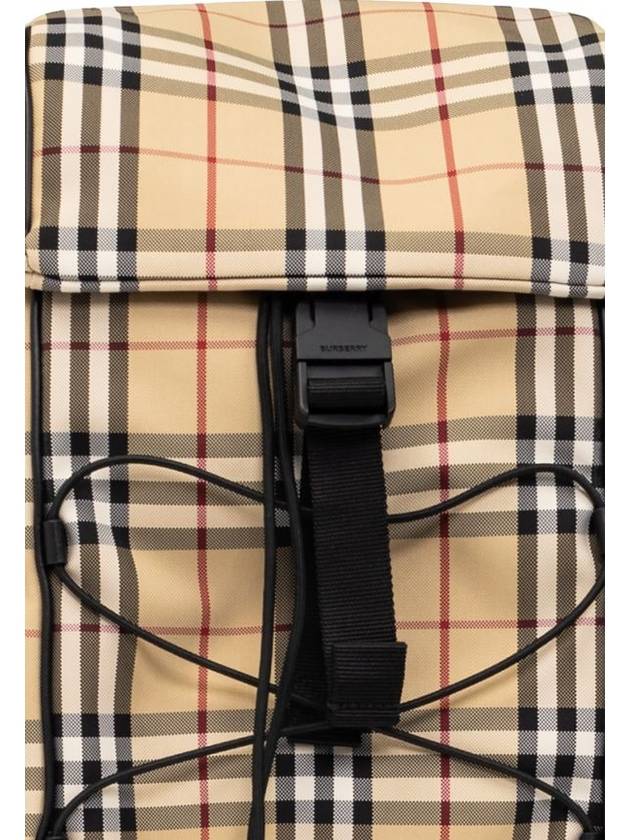 Murray Polyamide Backpack Beige - BURBERRY - BALAAN 6