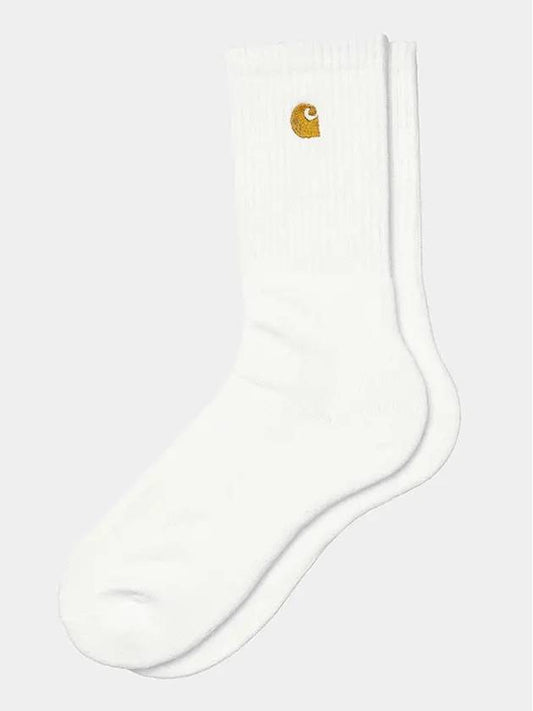 Chase Socks White I029421 - CARHARTT - BALAAN 1