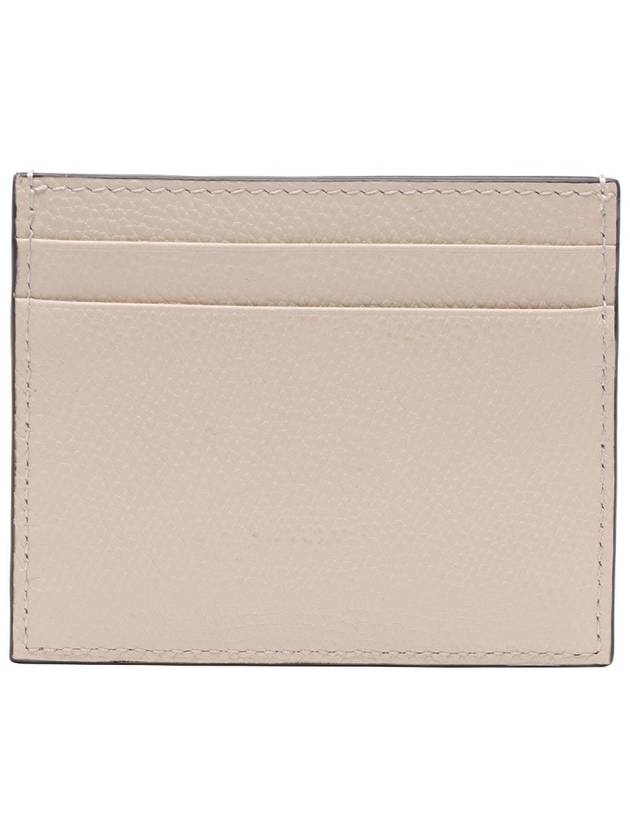 V Logo Signature Card Wallet Ivory - VALENTINO - BALAAN 5