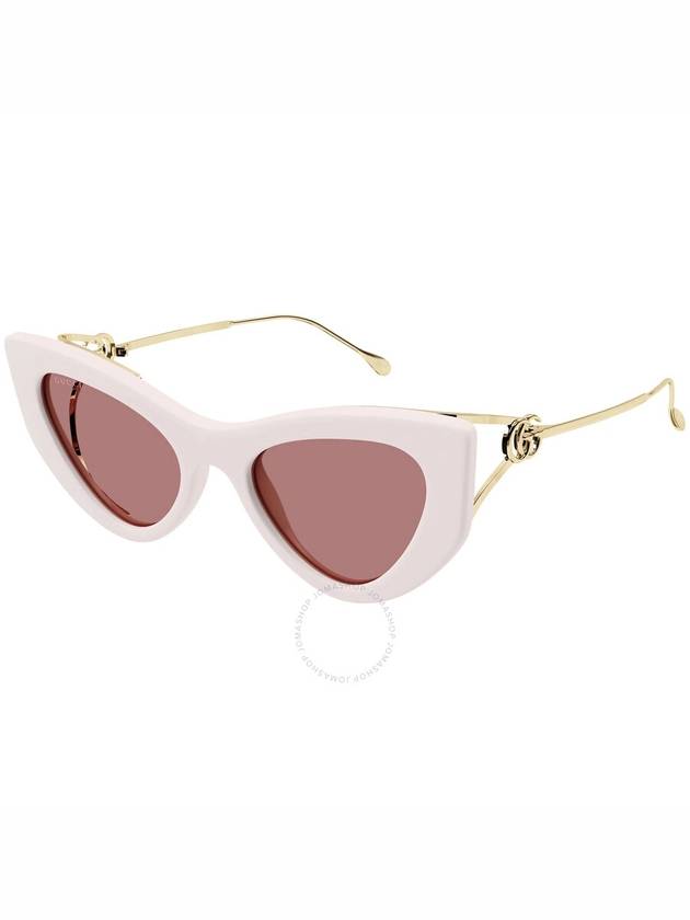 24SS SUNGLASSES GG1565S 003 IVORY GOLD RED - GUCCI - BALAAN 2