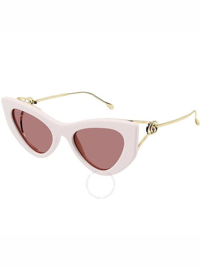 24SS SUNGLASSES GG1565S 003 IVORY GOLD RED - GUCCI - BALAAN 2