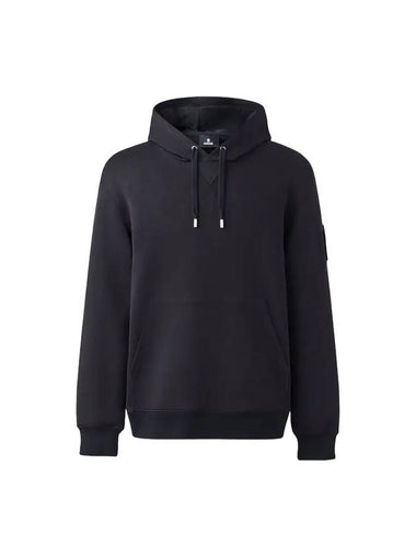 KRYS velvet embroidered hoodie black - MACKAGE - BALAAN 1