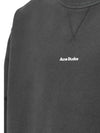 Lettering Logo Sweatshirt Black - ACNE STUDIOS - BALAAN 4