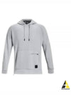 Men's UA Ottoman Fleece Hoodie Grey - UNDER ARMOUR - BALAAN 2