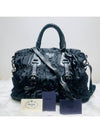 BN1336 Goffre Black Tote Bag Shoulder - PRADA - BALAAN 1