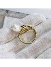 Darcey Baroque Pearl Ring Gold - CHLOE - BALAAN 6