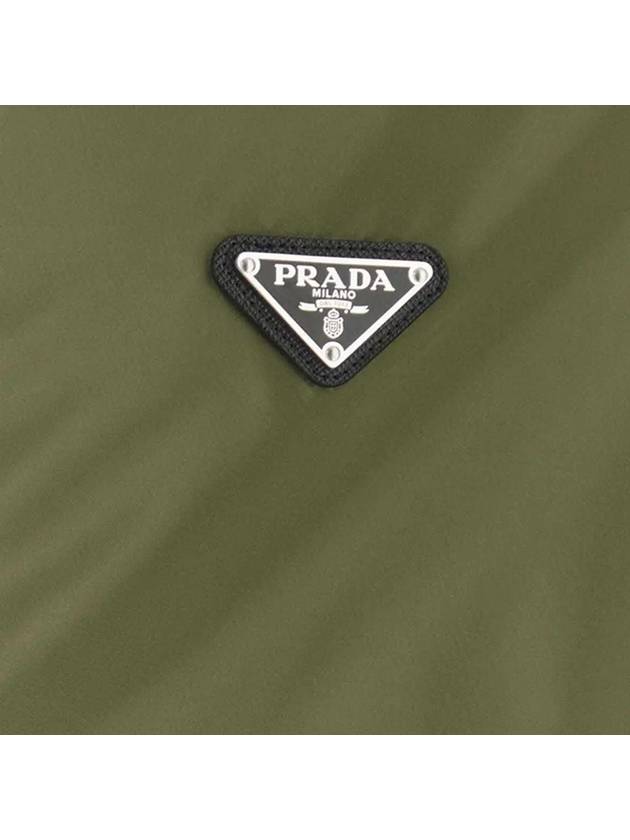 Re-Nylon Blouson Jacket Military Green - PRADA - BALAAN 5