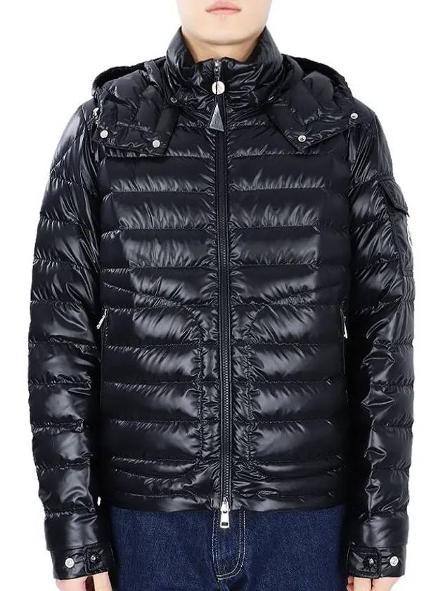 Lauros Short Down Jacket Black - MONCLER - BALAAN 2