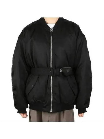 Re nylon belt bomber jacket 270503 - PRADA - BALAAN 1