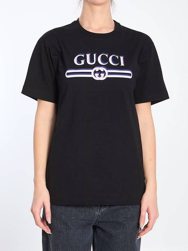 Printed Logo T-Shirt - GUCCI - BALAAN 1