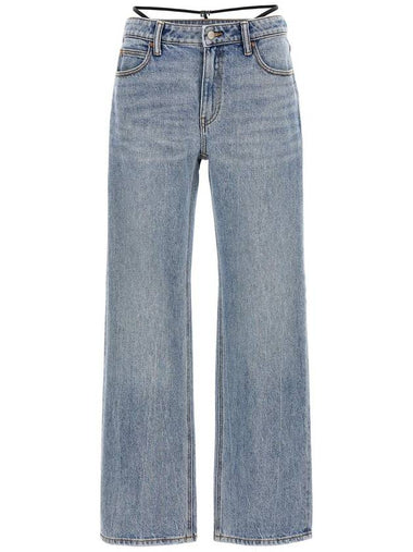 Alexander Wang 'Prestyle Diamante Charm' Jeans - ALEXANDER WANG - BALAAN 1