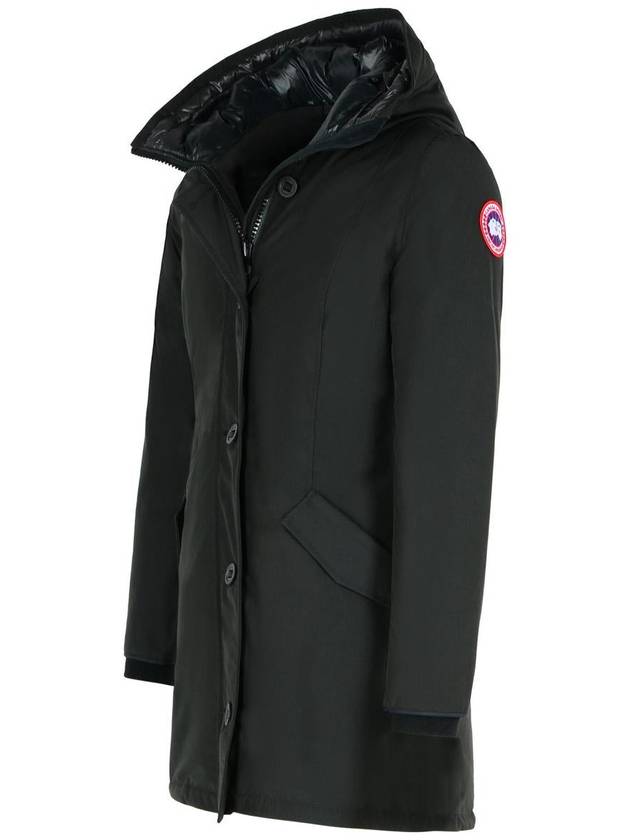 Rossclair Hooded Padding Black - CANADA GOOSE - BALAAN 3