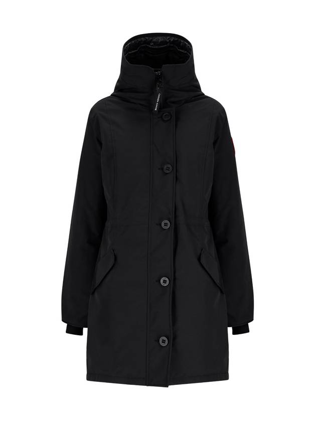 Rossclair Hooded Padding Black - CANADA GOOSE - BALAAN 3