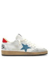 Ballstar Red Tab Mesh Low Top Sneakers White - GOLDEN GOOSE - BALAAN 2