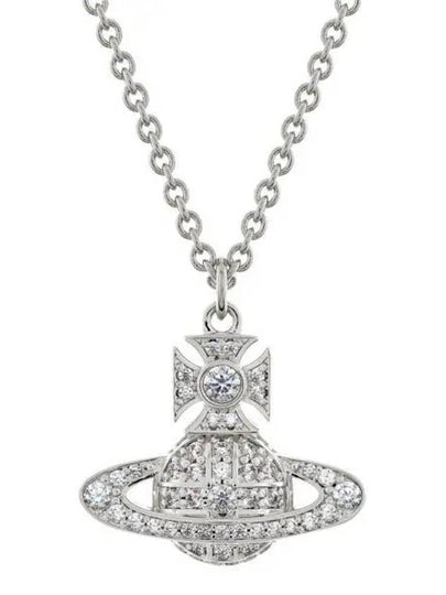 Carmella Bath Relief Pendant Necklace Platinum White - VIVIENNE WESTWOOD - BALAAN 2