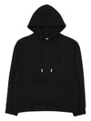 Crown back logo hooded sweatshirt black W233TS35715B - WOOYOUNGMI - BALAAN 2