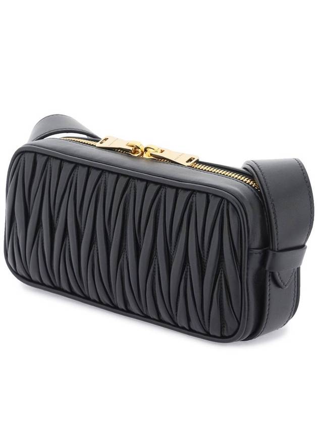 Materasse Nappa Leather Cross Bag Black - MIU MIU - BALAAN 4