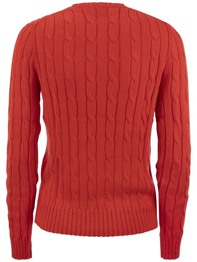 Sweater 211891640 016 Red - POLO RALPH LAUREN - BALAAN 3