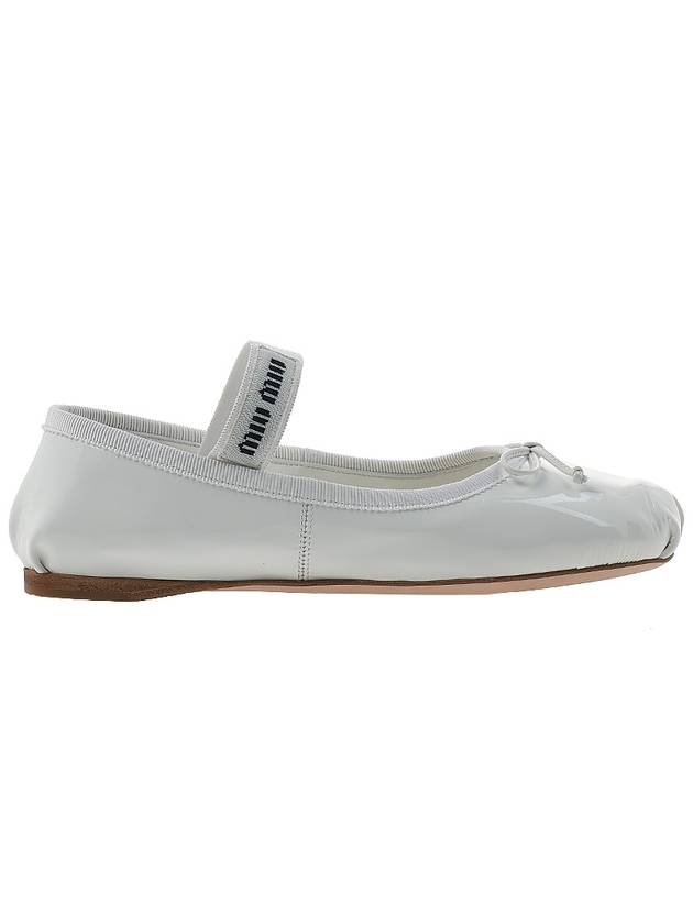 Patent Leather Ballerinas White - MIU MIU - BALAAN 3