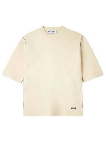 Magria Unita T Shirt Cream Short Sleeve Tee - SUNNEI - BALAAN 1