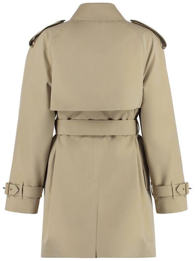 Women's Tri-layer Gabardine Trench Coat Honey - BURBERRY - BALAAN 3