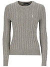 24SS Polo Women's Pony Logo Embroidered Cable Knit 211943903001 - RALPH LAUREN - BALAAN 1