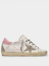 Superstar White Pink Heel Tab Sneakers - GOLDEN GOOSE - BALAAN 2