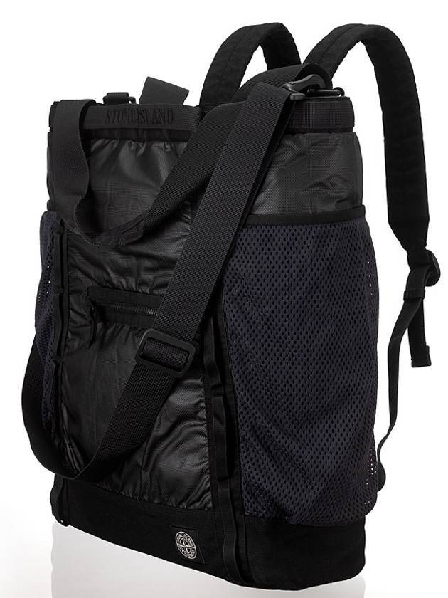 Musola Komata Canvas Backpack Black - STONE ISLAND - BALAAN 3