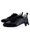 Bouncing Leather Low Top Sneakers Noir - HERMES - BALAAN 2