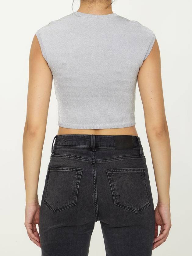 23 fw Lurex Crop Top 4KC3231018046 B0020440784 - ALEXANDER WANG - BALAAN 5