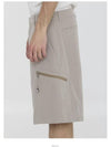 Zip Detail Bermuda Shorts Beige - DIOR - BALAAN 4