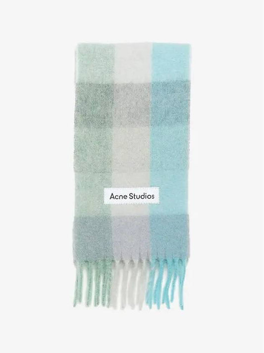 Muffler Scarf CA0084 DQG TURQUOISE GRAY MINT GREEN - ACNE STUDIOS - BALAAN 2