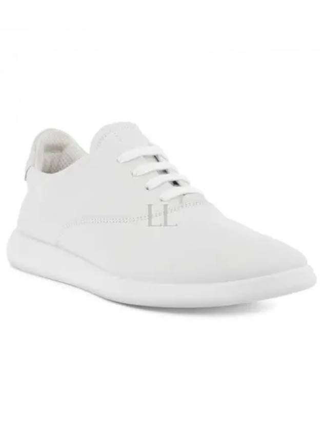 Women's Minimalist Leather Low Top Sneakers White - ECCO - BALAAN 2