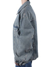 Women's Oversized Fit Denim Jacket Blue - ACNE STUDIOS - BALAAN 5