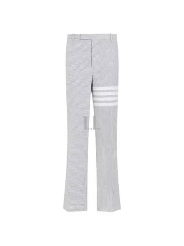 4 Bar Stripe Tailored Straight Pants Grey - THOM BROWNE - BALAAN 2