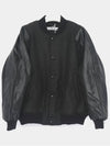 Logo Patch Bomber Jacket Dark Grey Melange - ACNE STUDIOS - BALAAN 4