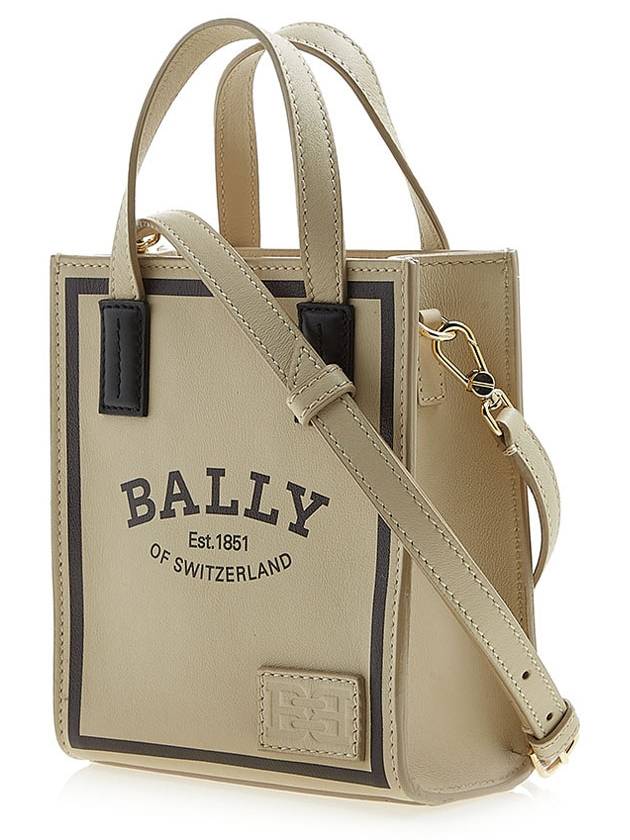 Clistalia Tote Bag Ivory Black - BALLY - BALAAN 3