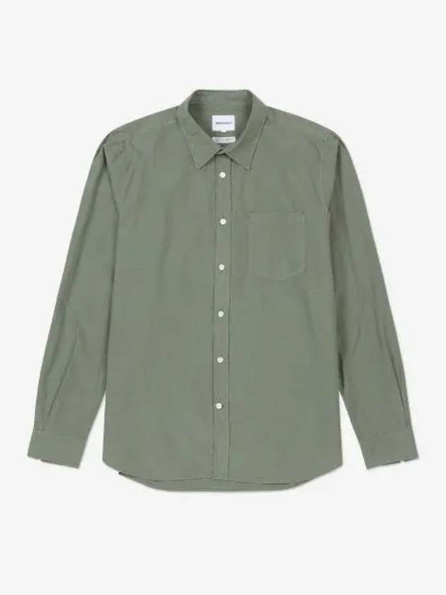 Oswald Tencel Shirt Dry Sage Green N4006188061 - NORSE PROJECTS - BALAAN 1