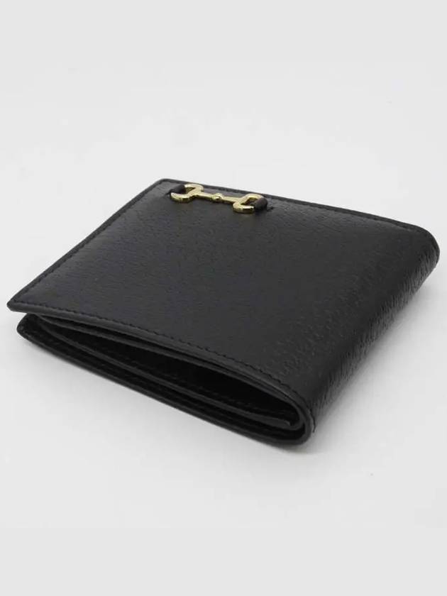 Horsebit Half Wallet Black - GUCCI - BALAAN 6