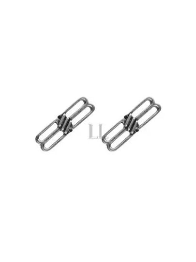 Women's BB Icon Earrings Silver - BALENCIAGA - BALAAN 2