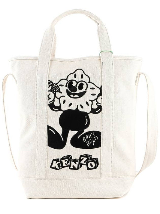 BOKE boy tote bag ivory - KENZO - BALAAN.