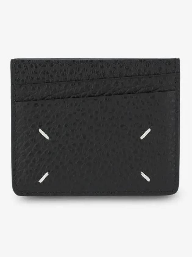 Four Stitch Card Wallet Black - MAISON MARGIELA - BALAAN 2