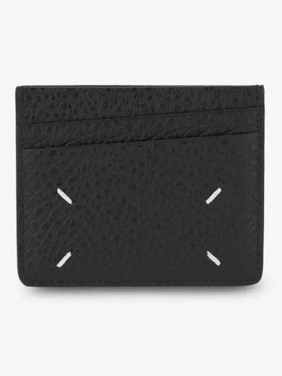 Four Stitch Card Wallet Black - MAISON MARGIELA - BALAAN 2