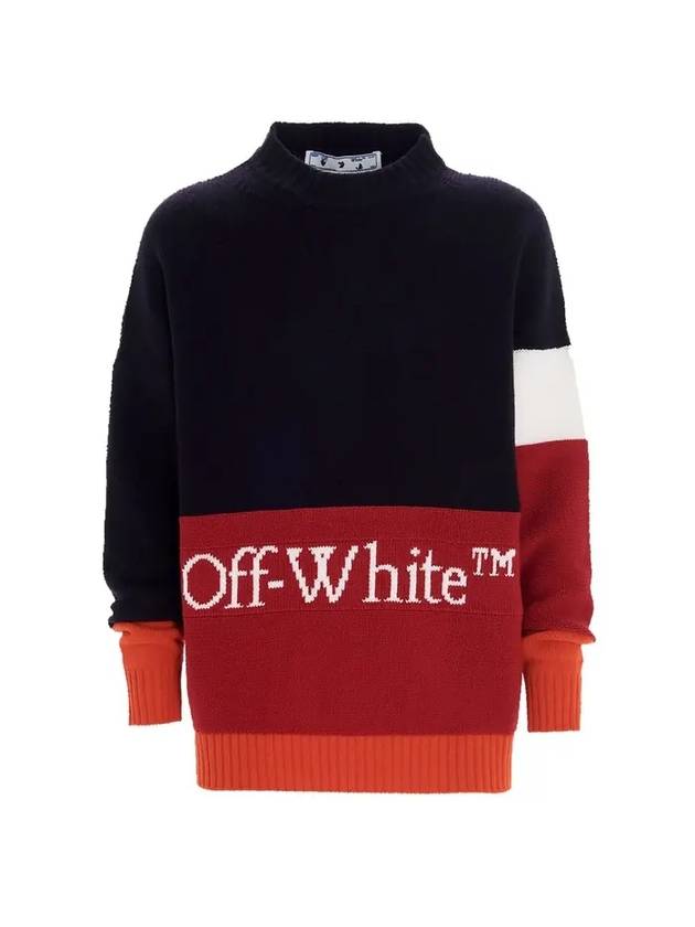 color block logo turtleneck - OFF WHITE - BALAAN 1