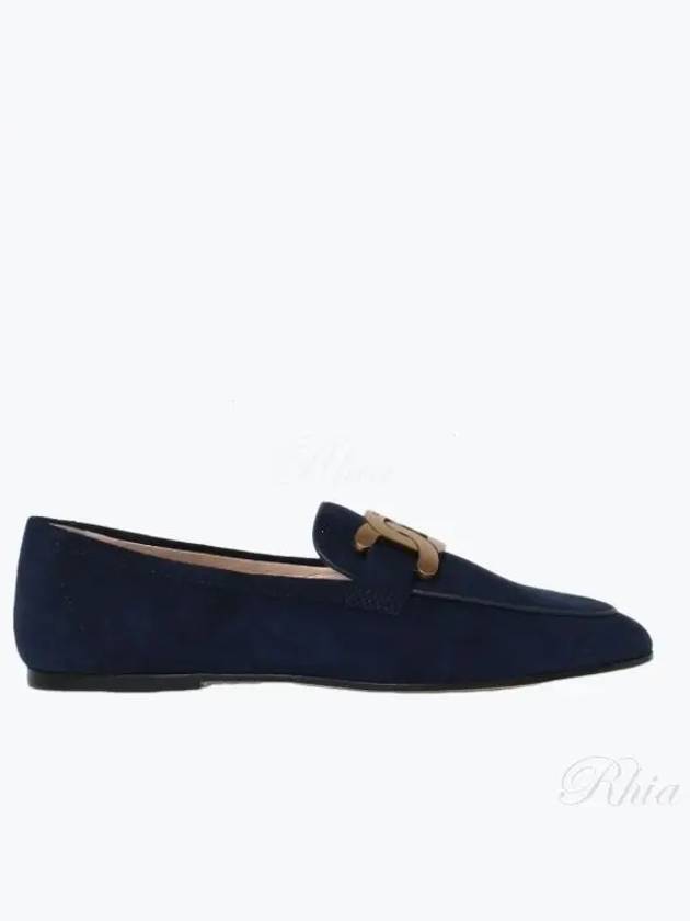 Women's Kate Suede Loafers Blue - TOD'S - BALAAN 2