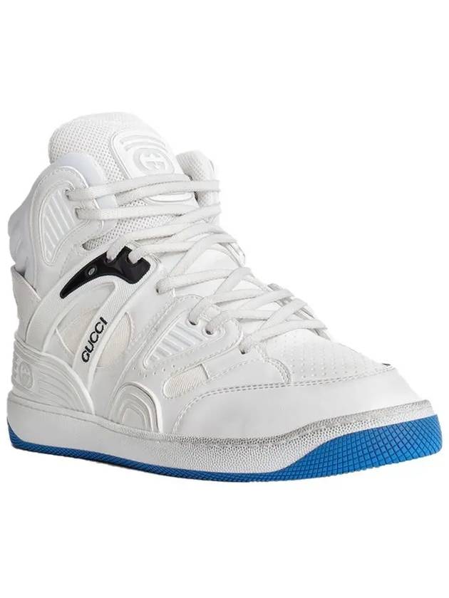 Interlocking G Basket High Top Sneaker White - GUCCI - BALAAN 3