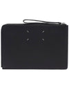 Stitch Clutch Bag Black - MAISON MARGIELA - BALAAN.